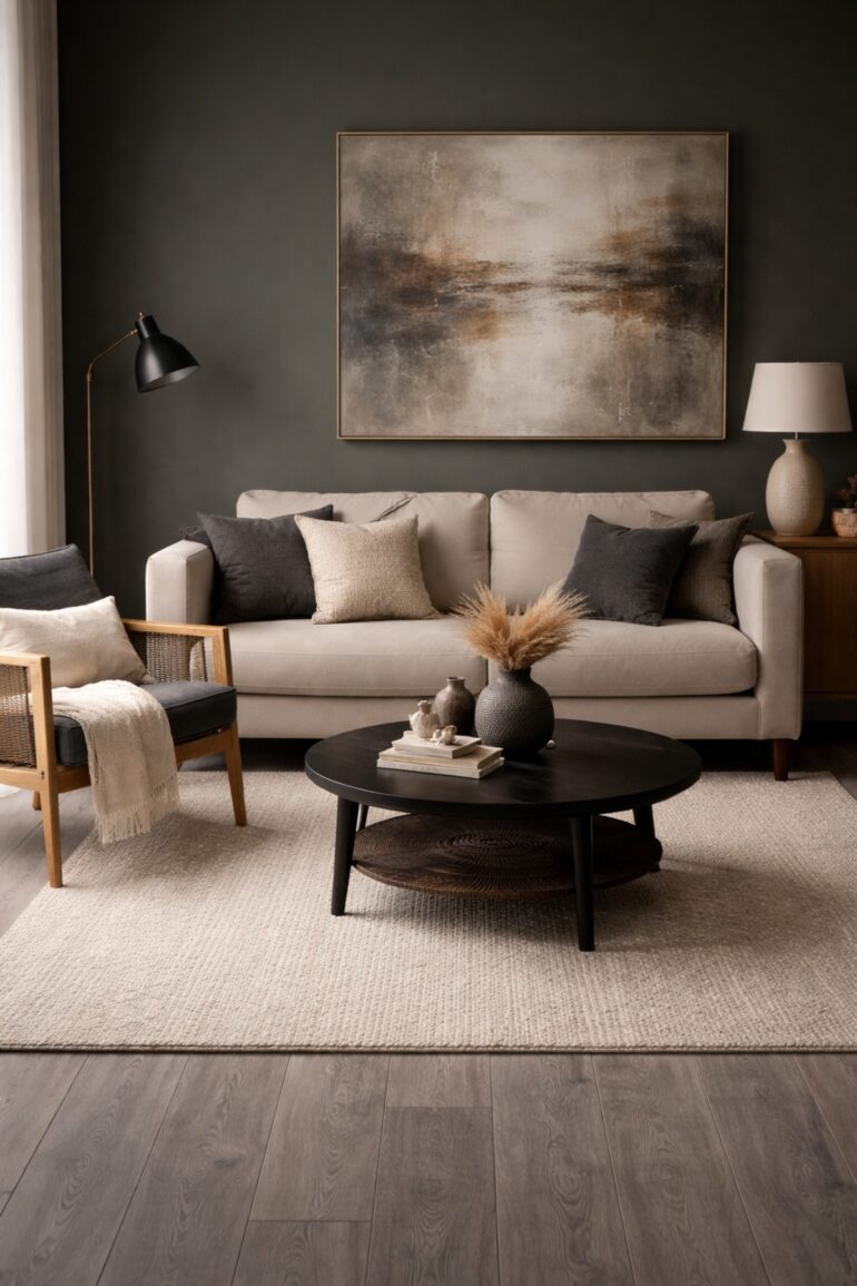 Gråt gulv inspiration