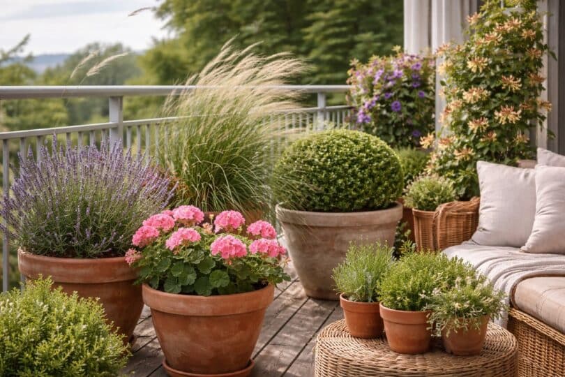 Bedste planter til terrasse i blæst