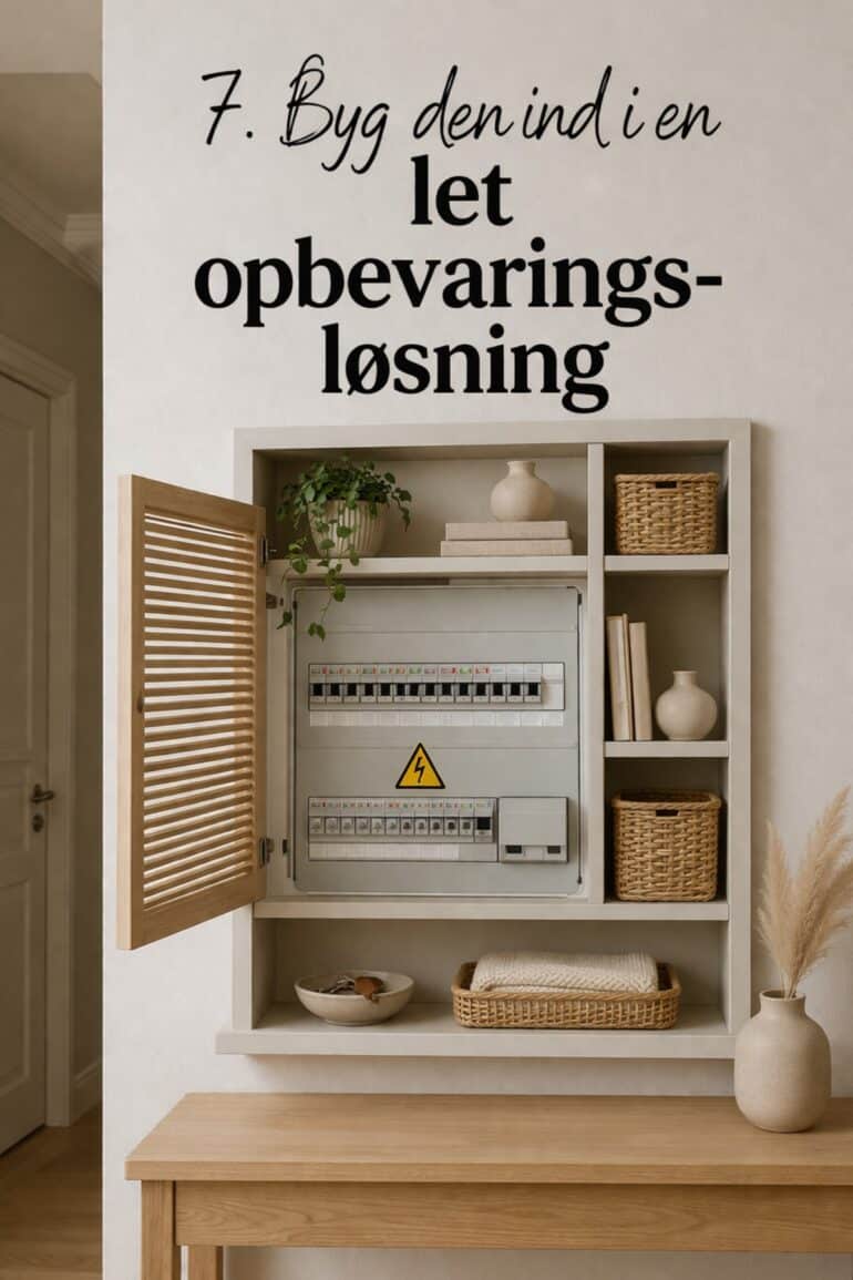 Byg ind i en let opbevaringsløsning