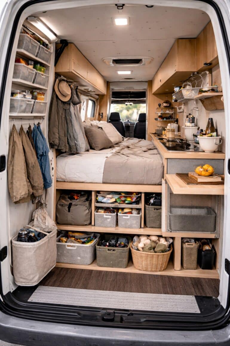 indrette autocamperkøkken