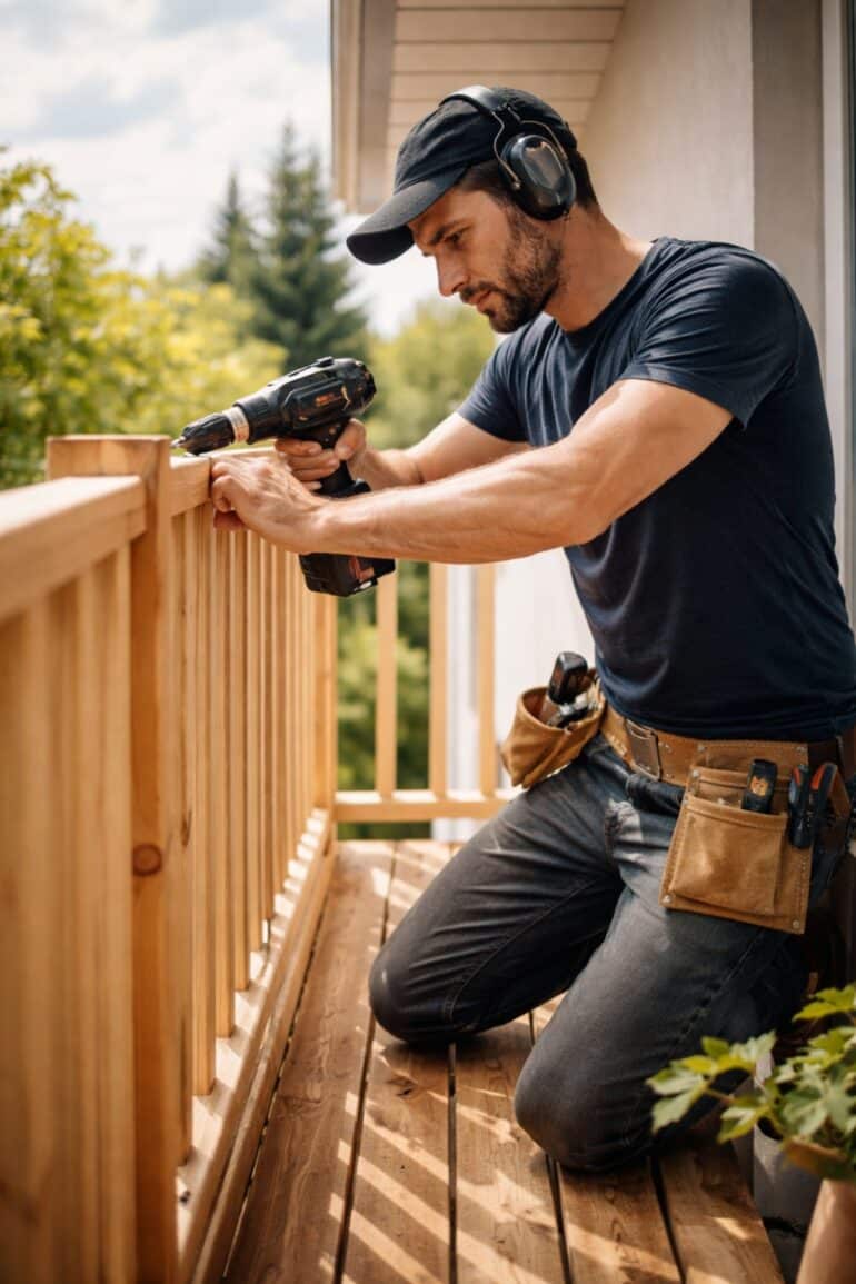 bygge et sikkert og flot altanrækværk