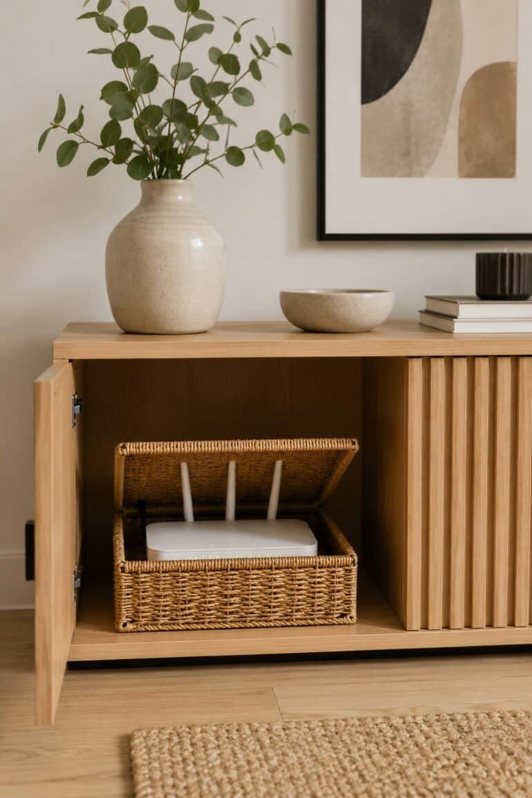 Skjul router i skab – tips