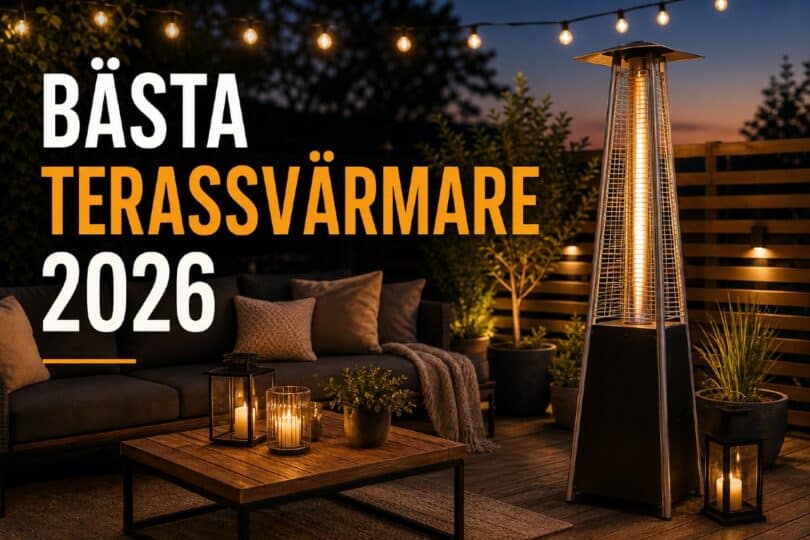 Bedste terrassevarmer 2026